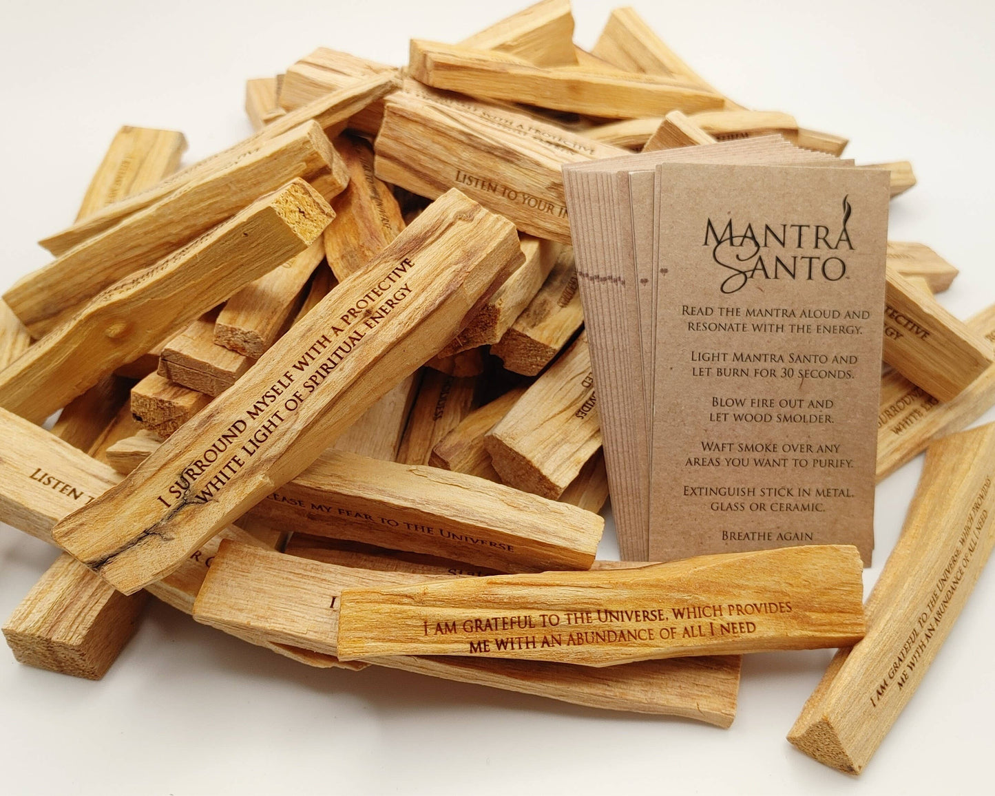 Palo Santo Engraved Incense